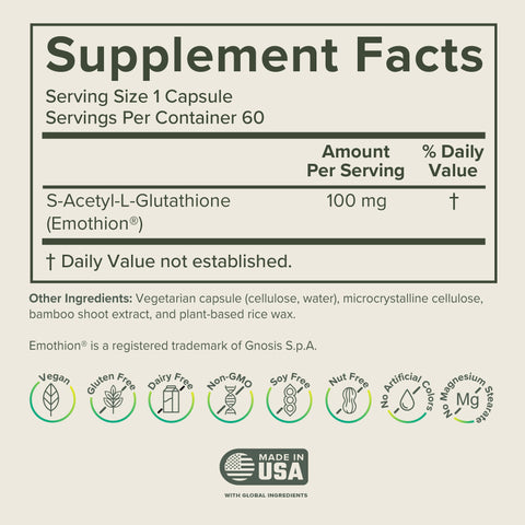 S-Acetyl-L-Glutathione Prominent Nutrition S-Acetyl-L-Glutathione Prominent Nutrition