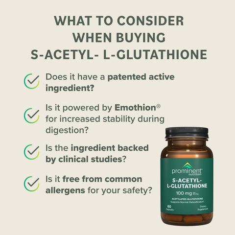 S-Acetyl-L-Glutathione Prominent Nutrition S-Acetyl-L-Glutathione Prominent Nutrition